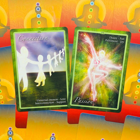 Chakra Insight Deck Cards Esoteric Fortune Telling Blue Angel