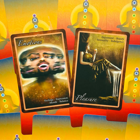 Chakra Insight Deck Cards Esoteric Fortune Telling Blue Angel