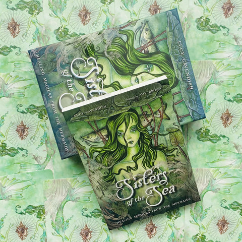 Sisters of the Sea Card Deck Mermaids Magic Blue Angel By Lucy Cavendish