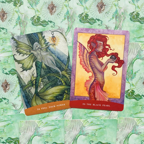 Sisters of the Sea Card Deck Mermaids Magic Blue Angel By Lucy Cavendish