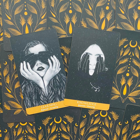 Soul Mirror Oracle Card Deck: See Yourself Blue Angel By Sunshine Connelly