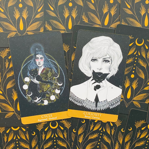 Soul Mirror Oracle Card Deck: See Yourself Blue Angel By Sunshine Connelly