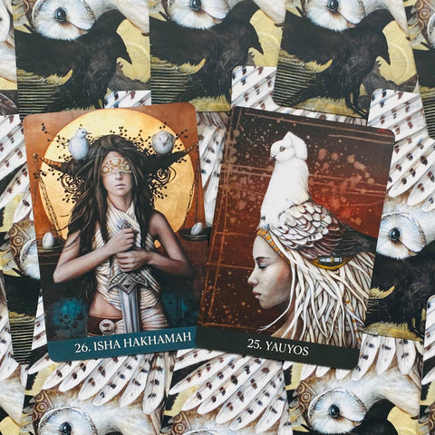Medicine Heart Oracle Cards Deck & Guidebook Blue Angel  With Bag