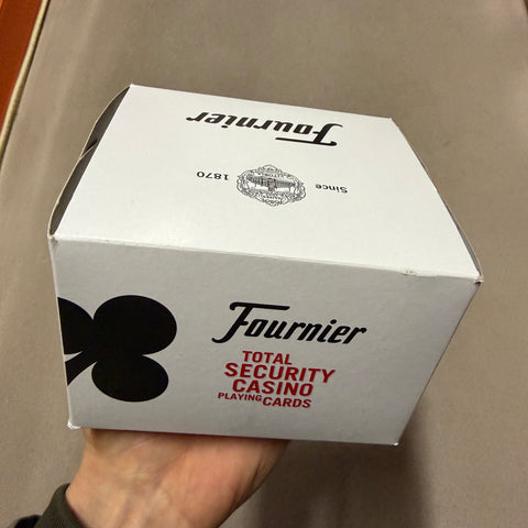 Full box: 6x Red / 6x Blue Fournier 2800 Poker Playing Cards Jumbo Index