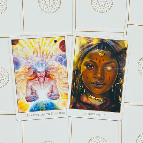 Lightworker Oracle: Fierce Love 11.11 Edition Cards Guidebook Blue Angel