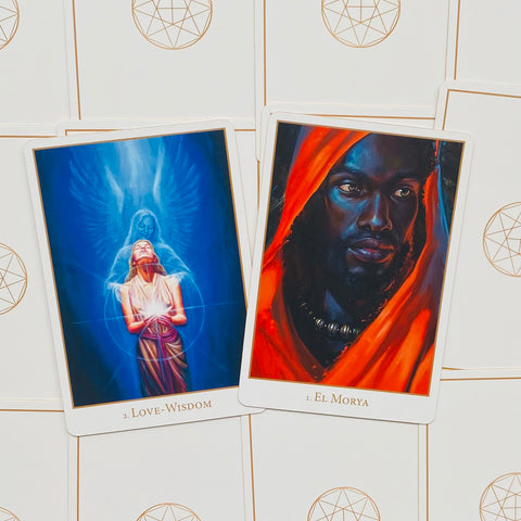 Lightworker Oracle: Fierce Love 11.11 Edition Cards Guidebook Blue Angel