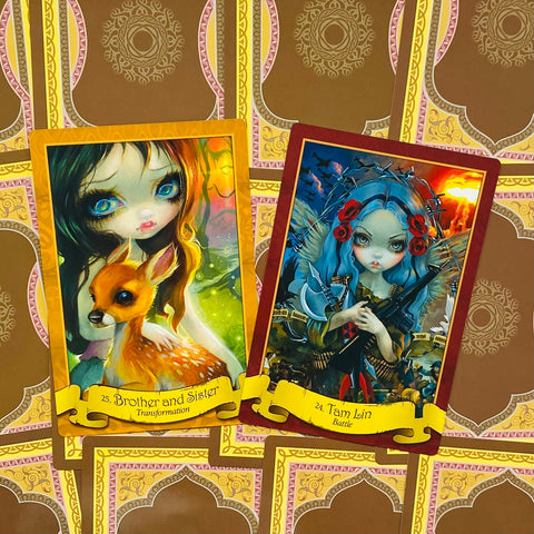 The Faerytale Oracle Deck Cards Esoteric Fortune Telling Blue Angel NEW