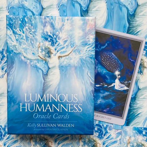 Luminouse Humannes Oracle Cards Deck And Guidebook With Velvet Bag