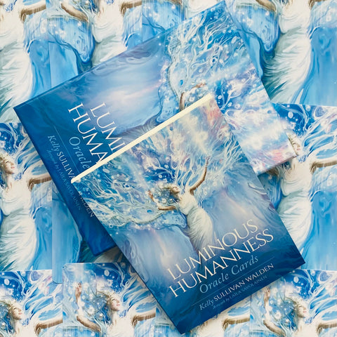 Luminouse Humannes Oracle Cards Deck And Guidebook With Velvet Bag