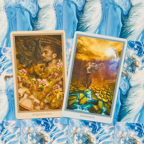 Luminouse Humannes Oracle Cards Deck And Guidebook With Velvet Bag