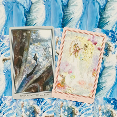 Luminouse Humannes Oracle Cards Deck And Guidebook With Velvet Bag