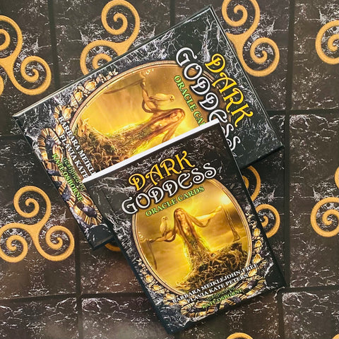 Dark Goddess Oracle Cards Deck And Guidebook Solarus Divine Feminine