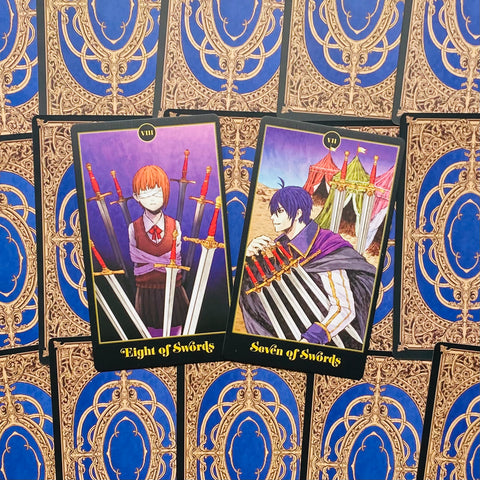 Anime Style Tarot Cards and Guidebook – Oracle Divination Kit