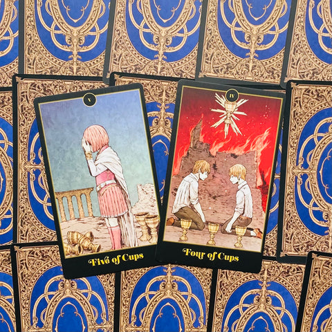Anime Style Tarot Cards and Guidebook – Oracle Divination Kit