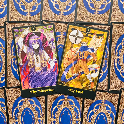 Anime Style Tarot Cards and Guidebook – Oracle Divination Kit