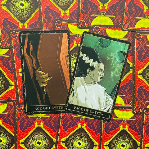 Universal Monsters Tarot Cards Deck And Guidebook