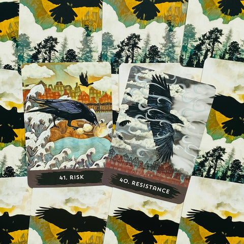 Urban Crow Oracle Cards Deck & Guidebook