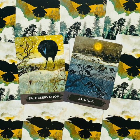 Urban Crow Oracle Cards Deck & Guidebook