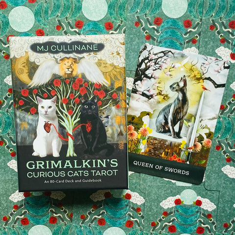 Grimalkin'S Curious Cats Tarot Cards Deck & Guidebook