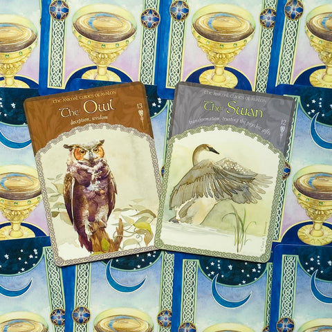 The Wisdom of Avalon Oracle Cards Deck & Guidebook Set