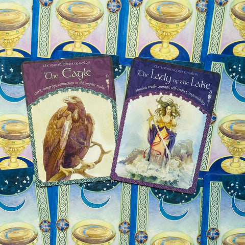 The Wisdom of Avalon Oracle Cards Deck & Guidebook Set