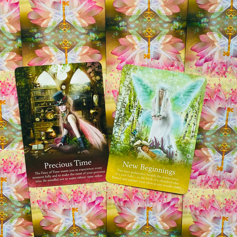 Oracle Of The Fairies Magic  Cards Deck & Guidebook With Bag