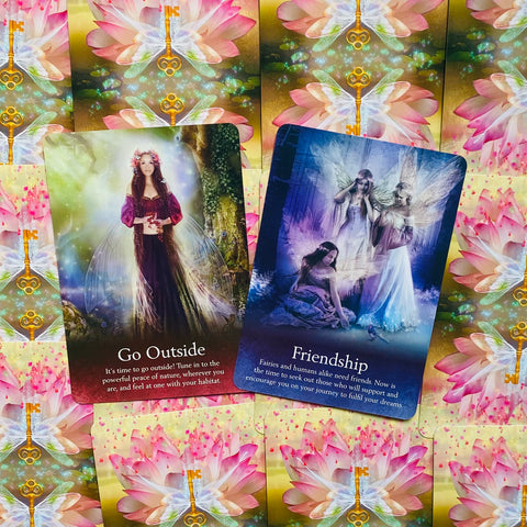 Oracle Of The Fairies Magic  Cards Deck & Guidebook With Bag