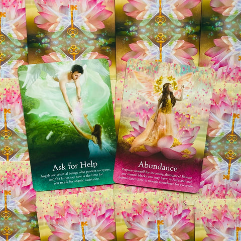 Oracle Of The Fairies Magic  Cards Deck & Guidebook With Bag