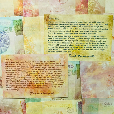 Postcards from Spirit Oracle Cards – Daily Messages from the Spirit Realm With Bag