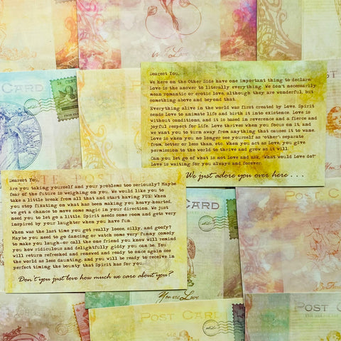 Postcards from Spirit Oracle Cards – Daily Messages from the Spirit Realm With Bag