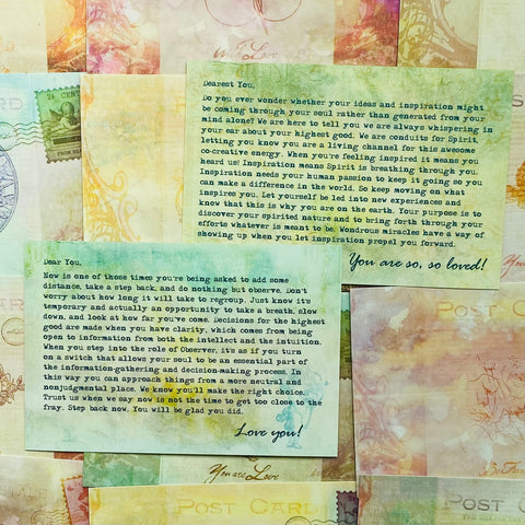 Postcards from Spirit Oracle Cards – Daily Messages from the Spirit Realm With Bag
