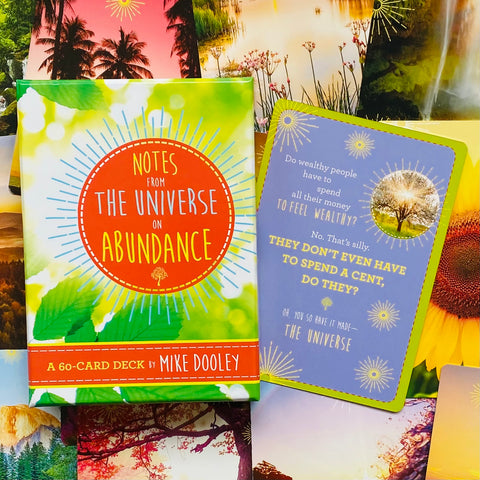 Notes From The Universe On Abundance Cards Deck Oracle Guidance
