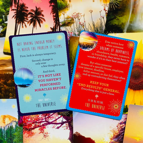 Notes From The Universe On Abundance Cards Deck Oracle Guidance With Bag