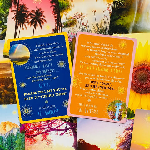 Notes From The Universe On Abundance Cards Deck Oracle Guidance With Bag