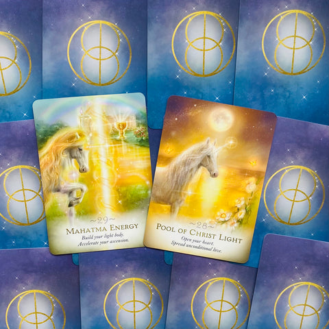Magic of Unicorns Oracle Deck – Spiritual Unicorn Guidance Set With Bag