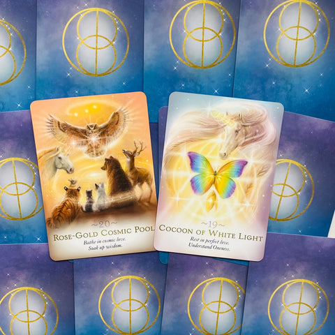 Magic of Unicorns Oracle Deck – Spiritual Unicorn Guidance Set With Bag