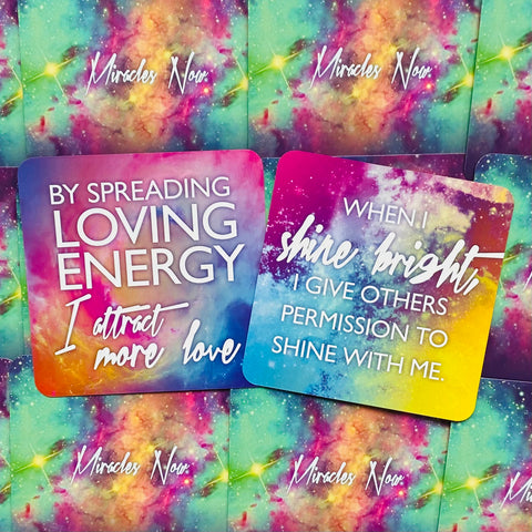 Miracles Now Inspirational Affirmations Cards Deck Oracle Guidance