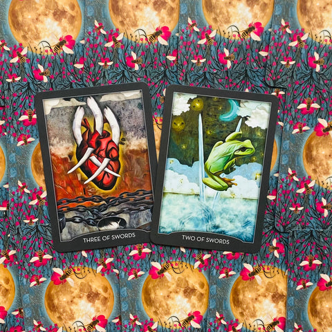 Guardian of the Night Tarot Deck & Signed Guidebook – Animal Spirit Cards With Bag