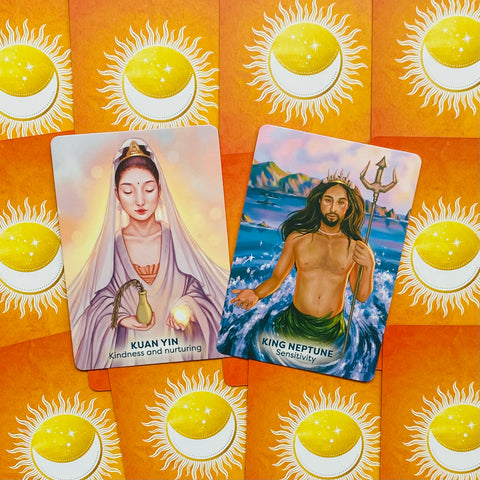 Goddesses, Gods And Guardians Oracle Cards Deck By Sophie Bashford