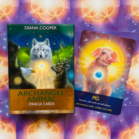 Hay House Archangel Animal Oracle - Angel & Animal Guidance Cards Set