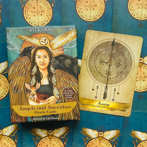 Angels And Ancestors Oracle Card Deck & Guidebook  By Kyle Gray