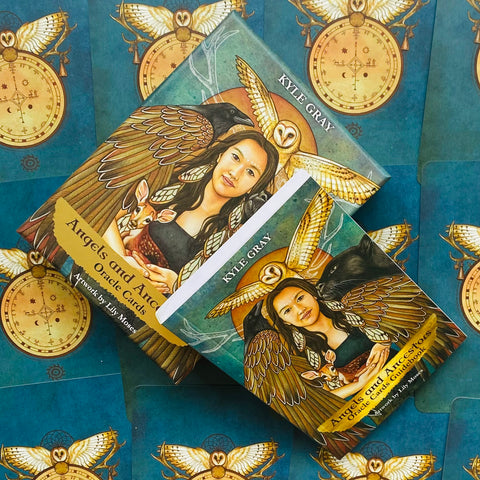 Angels And Ancestors Oracle Card Deck & Guidebook  By Kyle Gray