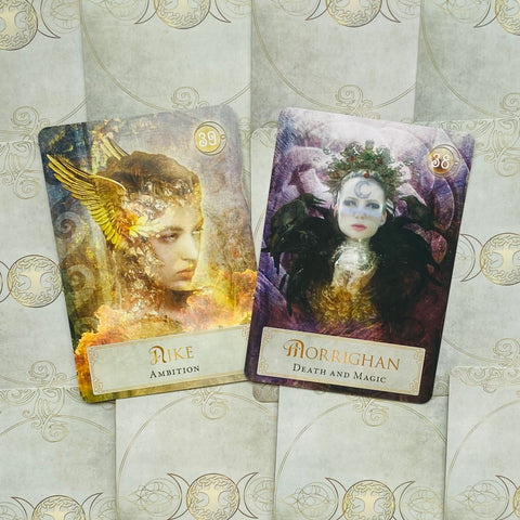 Goddess Power Oracle Set Divination Cards Deck Wisdom Baron-Reid Hay With Bag