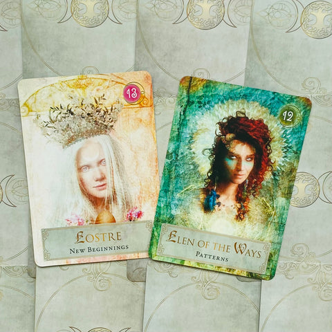Goddess Power Oracle Set Divination Cards Deck Wisdom Baron-Reid Hay With Bag