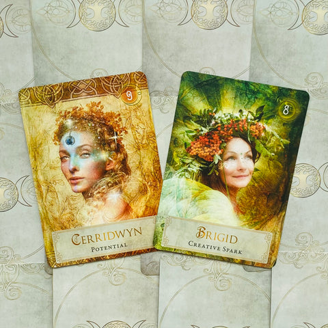 Goddess Power Oracle Set Divination Cards Deck Wisdom Baron-Reid Hay With Bag