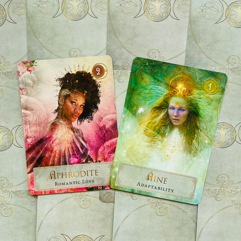 Goddess Power Oracle Set Divination Cards Deck Wisdom Baron-Reid Hay With Bag