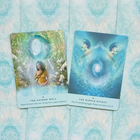 Healing Waters Oracle Cards Deck And Guidebook By Rebecca Campbell With Bag