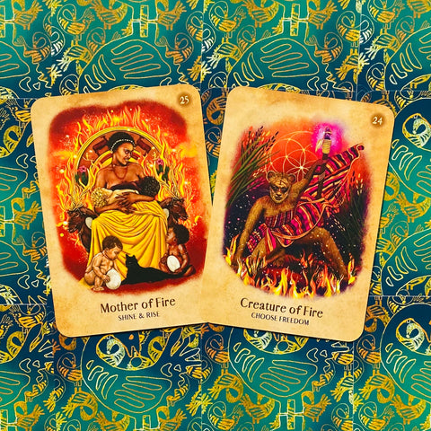 Secrets of the Ancestors Oracle Deck and Guidebook Hay House With Bag