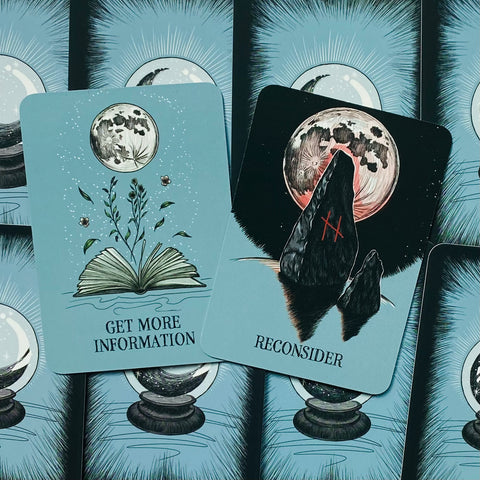 Crystal Ball Pocket Oracle Cards Deck & Guidebook Oracle