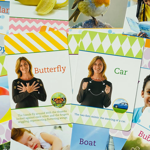 Baby Sign Language Flash Cards American Asl Deck